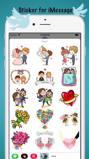 Just Married Couple Sticker(圖2)-速報App