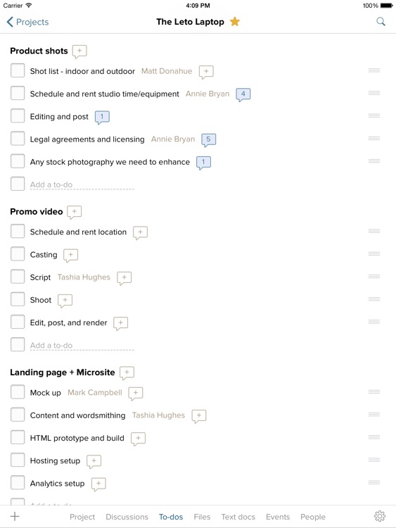 Basecamp 2 for iPad screenshot-3