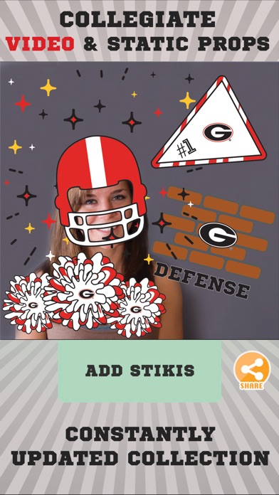 Georgia Bulldogs Animated Selfie Stickers screenshot 2