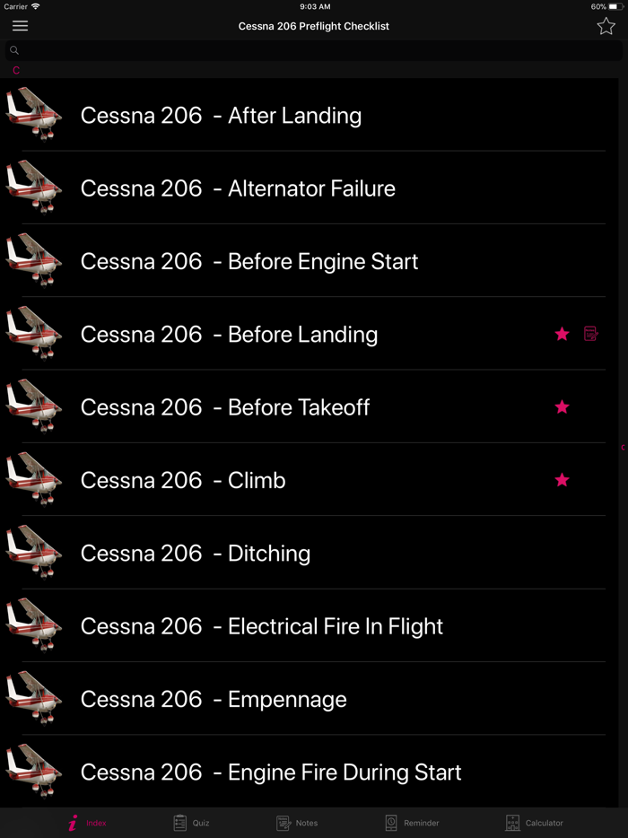 Cessna 206 Preflight Checklist