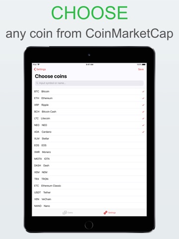 Cryget - Cryptocurrency Widget screenshot 4