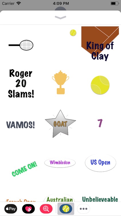 Fun Tennis Animated Stickers