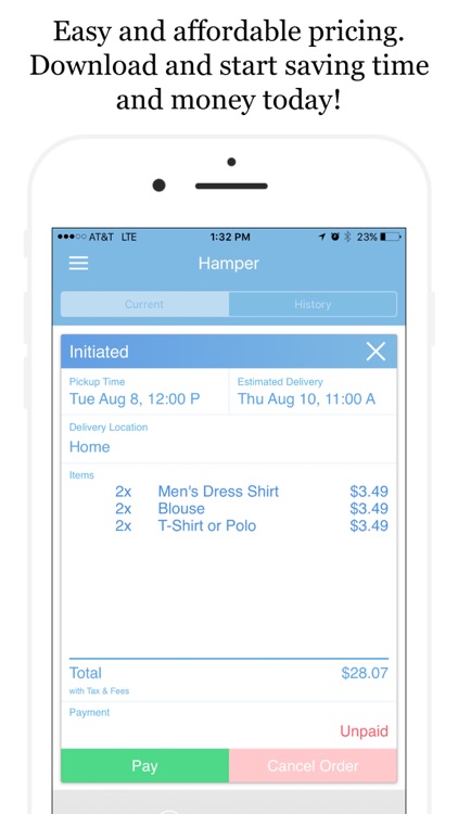 Hamper Dry Cleaning screenshot-4