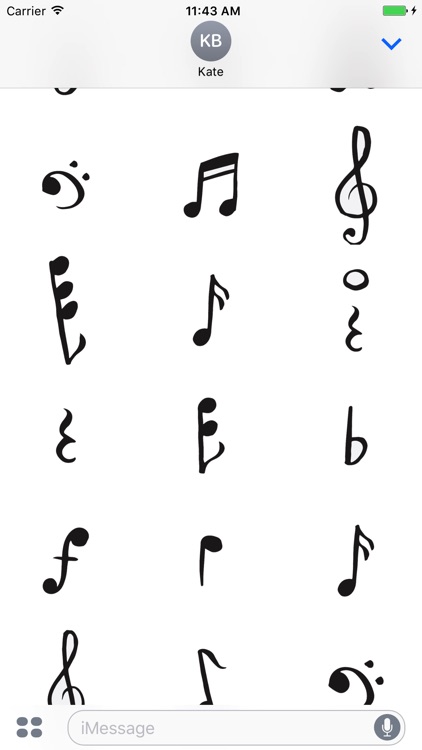 Music Notes sticker pack