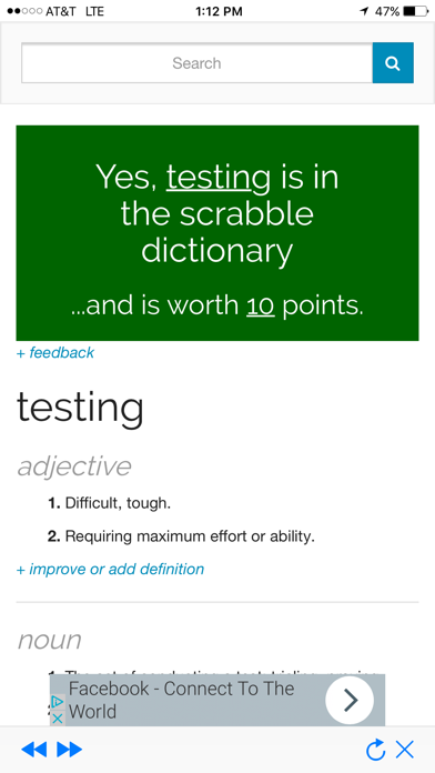 Word Game Dictionary Lookup 2