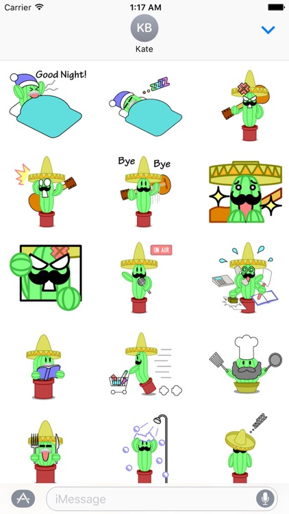 Mexico Cactus Music Band Emoji