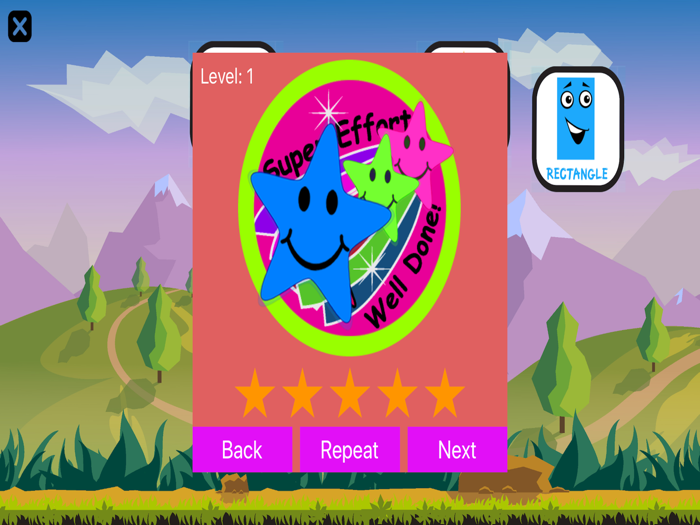 形状匹配益智游戏