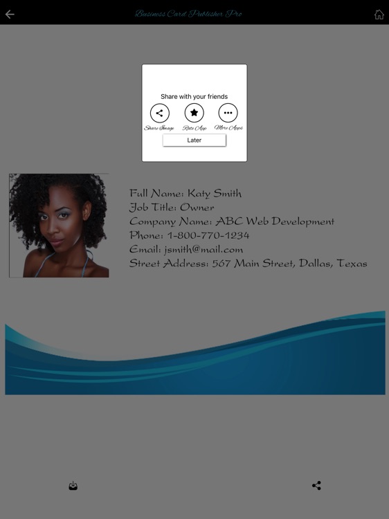 Business Card Publisher Pro screenshot-3