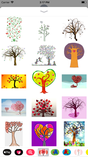 Tree Hearts Sticker Pack(圖2)-速報App