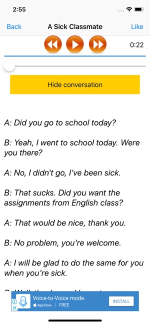 Listen English Conversation(圖3)-速報App