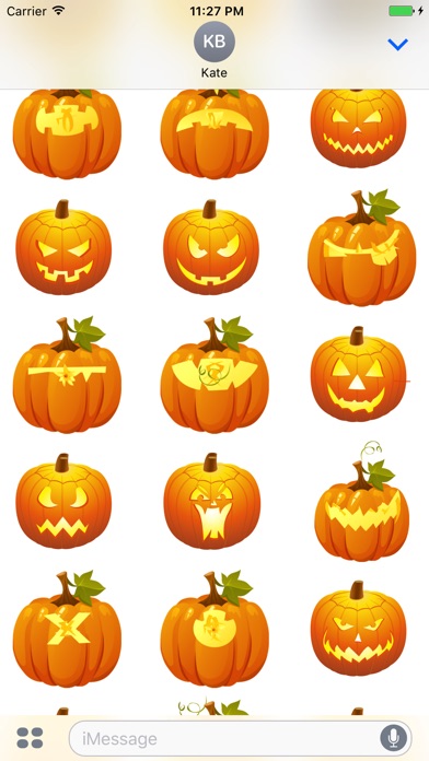 Pumpkins Halloween Stickers screenshot 3