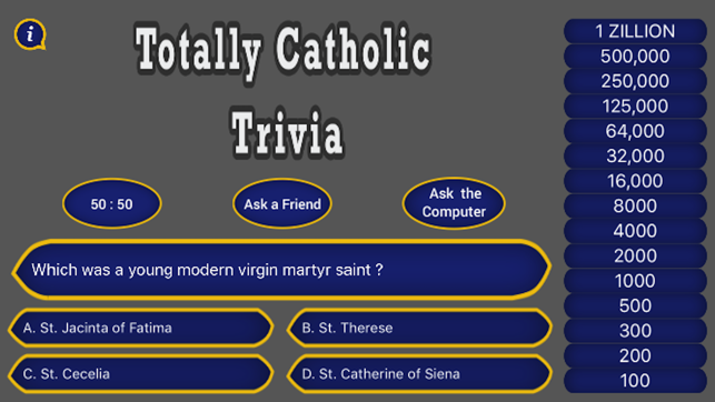 Totally Catholic Trivia 2.0