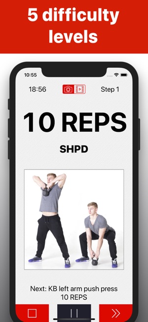 Kettlebell workout - hiit wod(圖3)-速報App