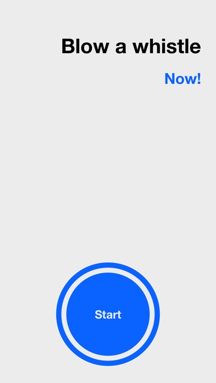 Easy Whistle Timer