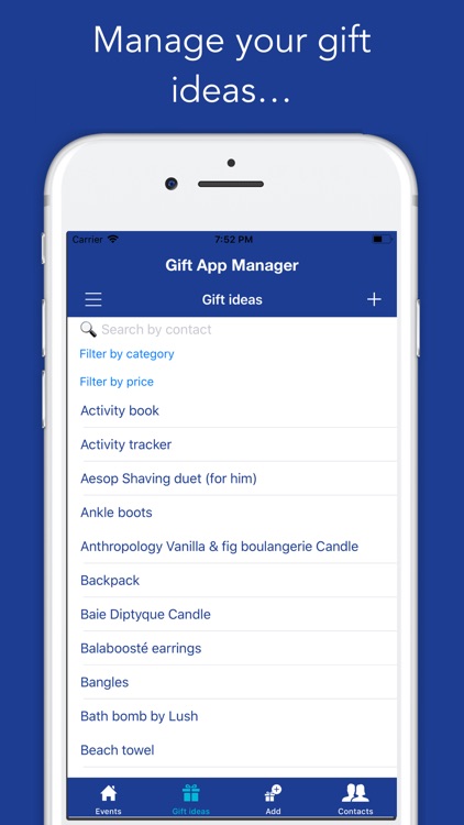 Gift App Manager