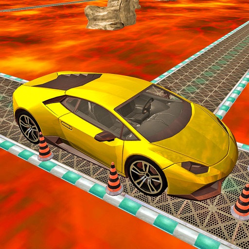 The Floor is Lava Car Parking Mania: Volcano Drive icon