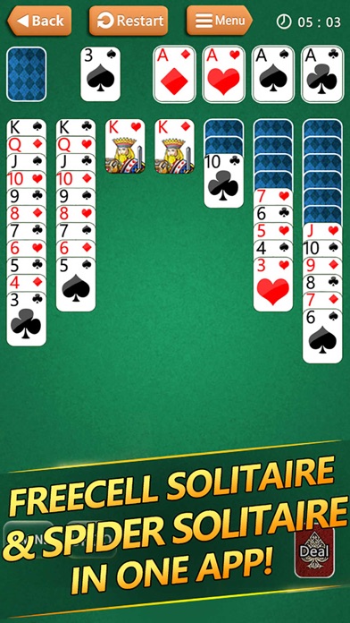 Solitaire - spider puzzle game screenshot 3