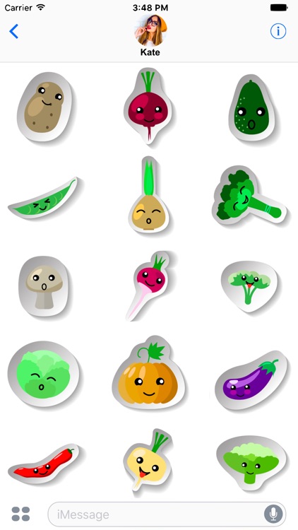 Cute Vegetables Stickers