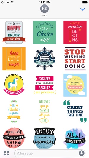 Animated Motivational and Positive Quotes Stickers(圖1)-速報App