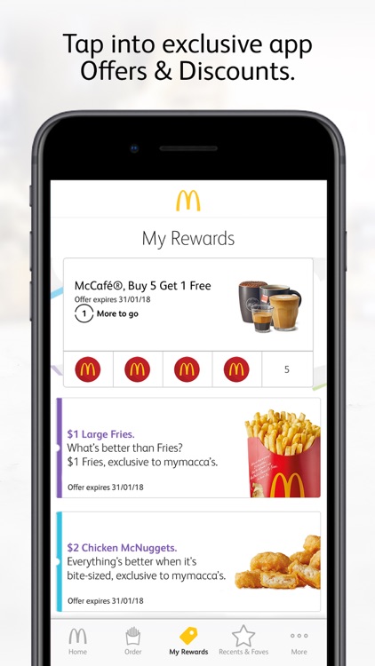 mymacca's Ordering & Offers