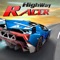 Icon Car Racing On Highway