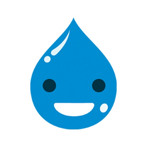 Drop Water Emoji - Smiley pack Icon