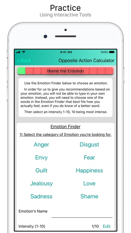 DBT Emotion Regulation Tools