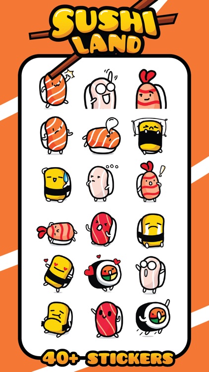 Sushi Land Stickers