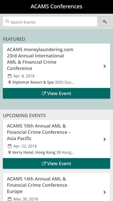 ACAMS Events screenshot 3