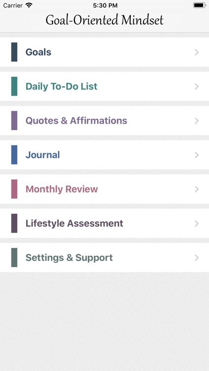 Goal-Oriented Mindset