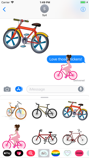 Bicycle Stickers: Bike It Up(圖2)-速報App