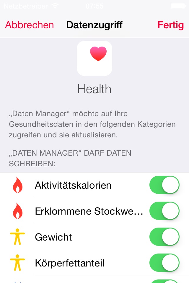 Data Manager for Fitbit screenshot 2