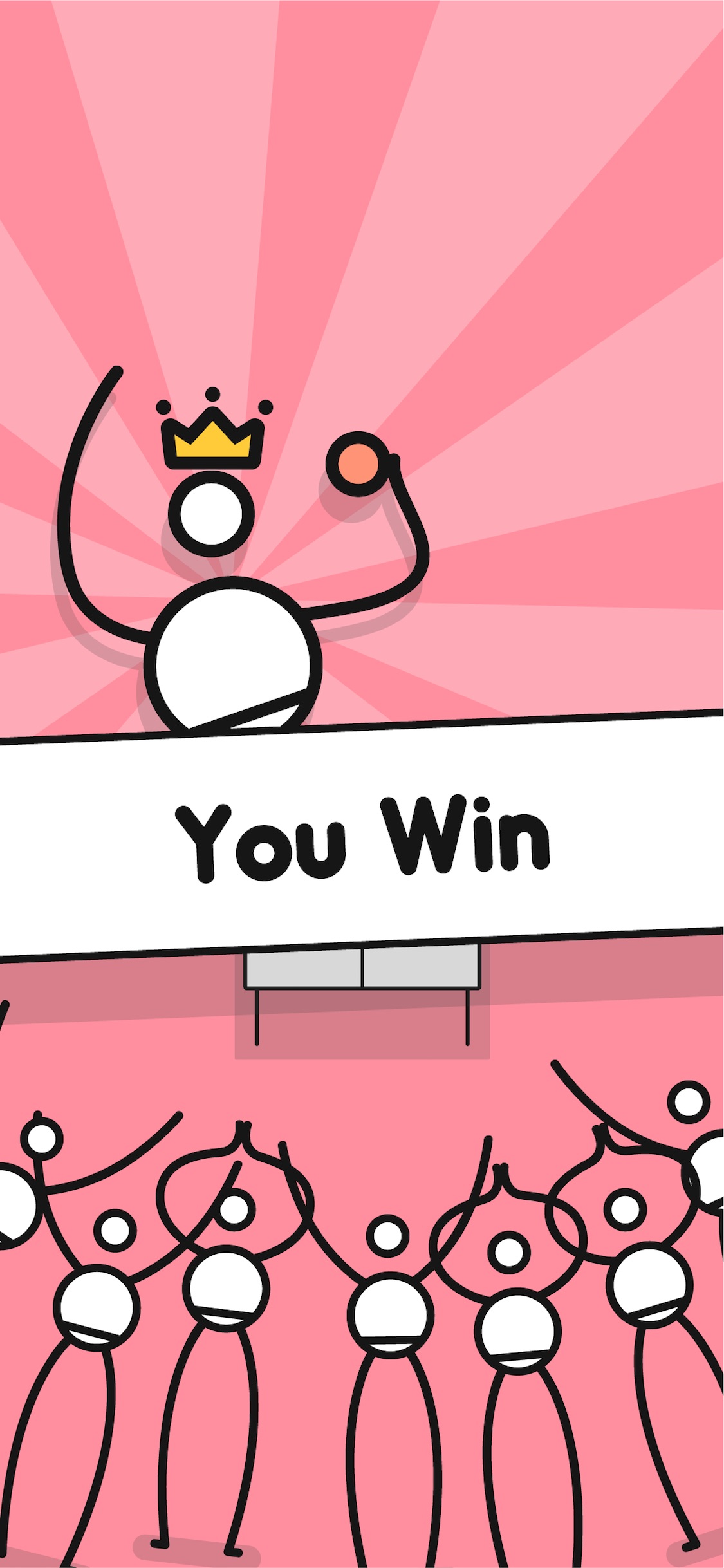 Screenshot do app I'm Ping Pong King :)