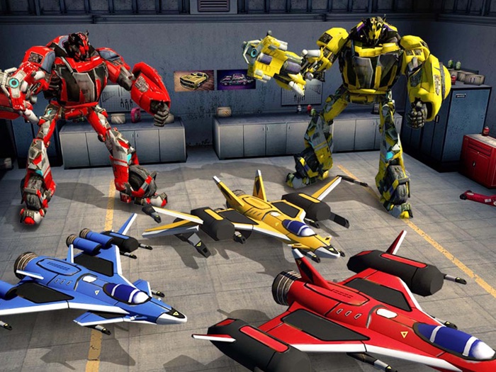 Flying Robot War Plane