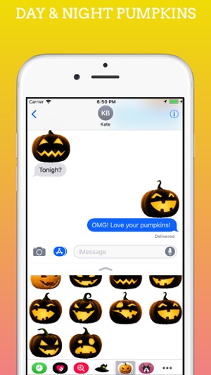 Pumpkings Halloween Emoji(圖4)-速報App