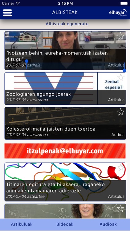 ZientziApp
