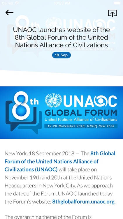 8th UNAOC Global Forum screenshot-3