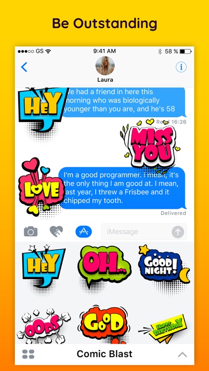 Comic Boom Cartoon Sticker App screenshot-4