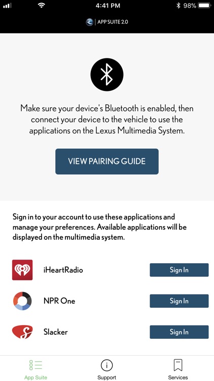 Lexus Enform App Suite 2.0