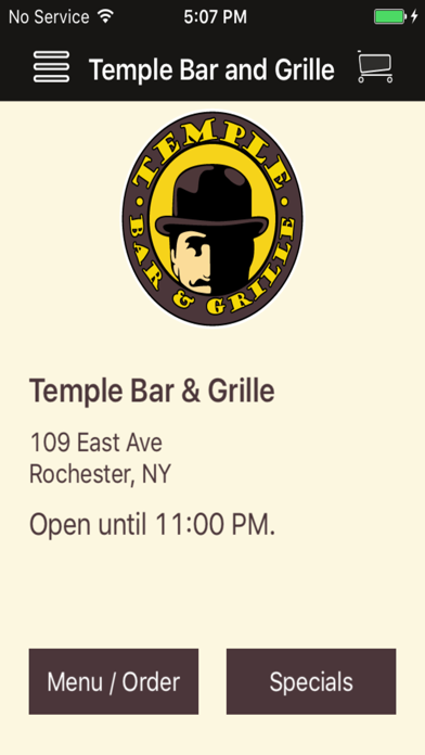 How to cancel & delete Temple Bar & Grille from iphone & ipad 1