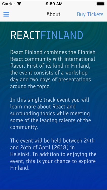 React Finland 2018 screenshot-4