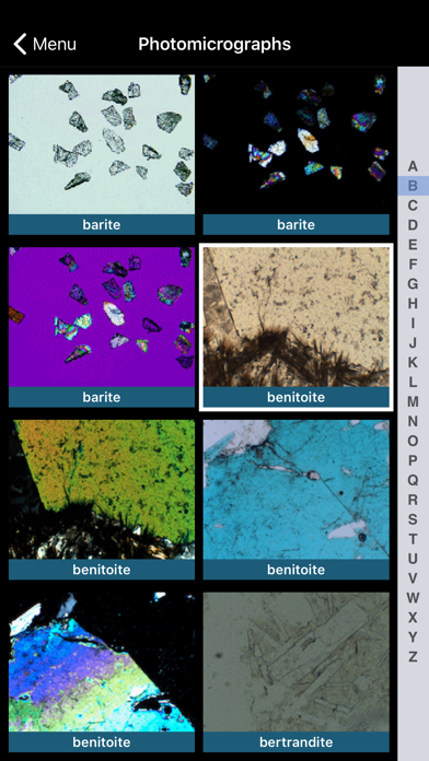 Mineral Database Screenshot 8