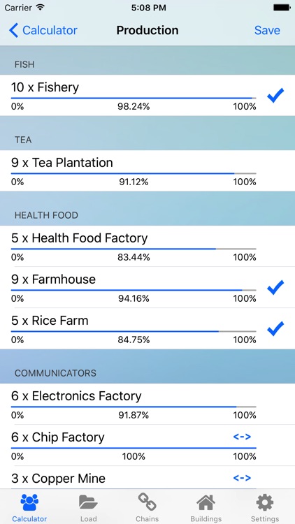 Production Calc. for Anno 2070