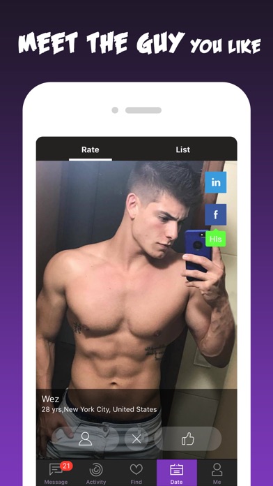 Flirty Boy: Gay Dating App screenshot 3