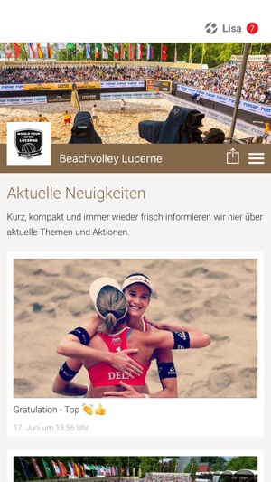 Beachvolley Lucerne(圖1)-速報App