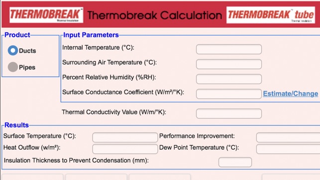 Thermobreak Calculation