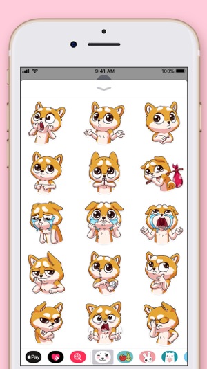 Cute Doggy Kawaii Stickers(圖4)-速報App