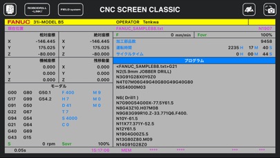 CNC SCREEN correspond to FANUCのスクリーンショット3 CNC SCREEN correspond to FANUCのスクリーンショット3