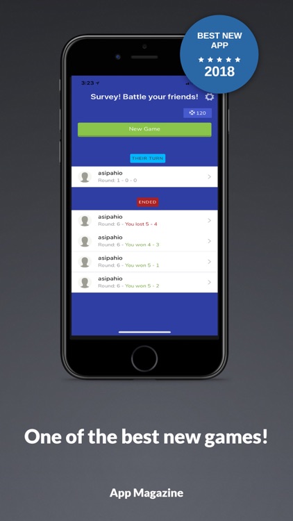 Survey! Battle your friends!
