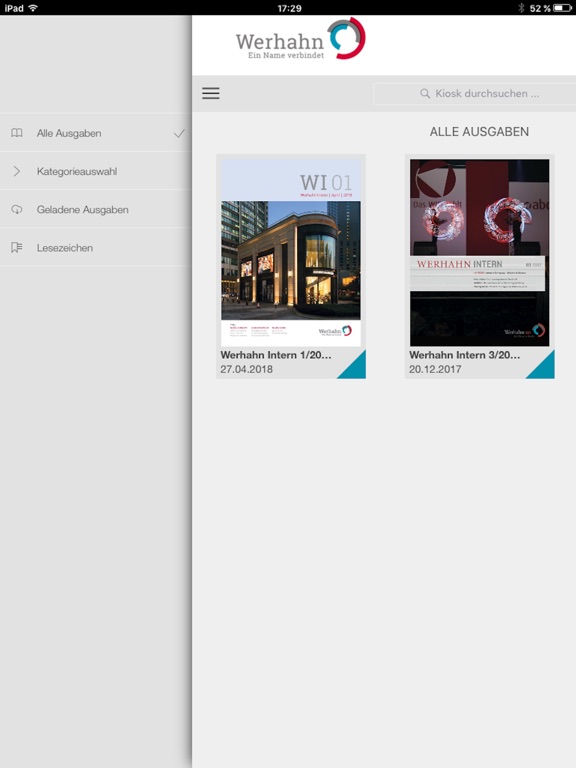iPad Image of Werhahn Intern